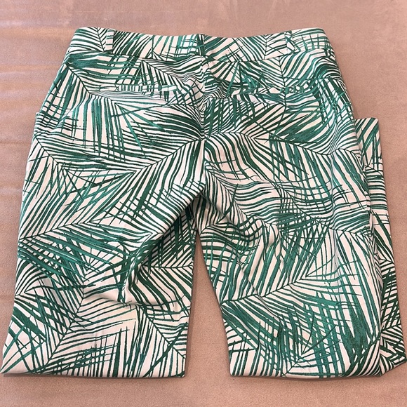 SOLD Banana Republic Palm Print Pant Size 0P - Picture 5 of 10